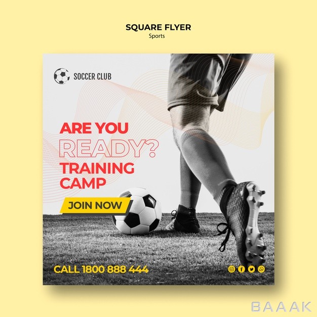 تراکت-جذاب-و-مدرن-Soccer-club-training-camp-square-flyer_568688627