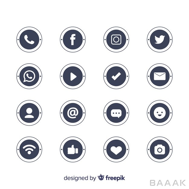لوگو-جذاب-Social-media-logo-collection_4031747