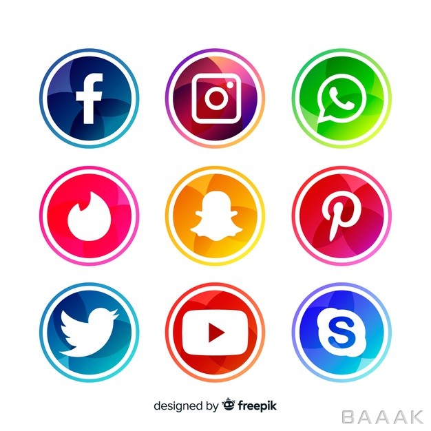 لوگو-جذاب-Social-media-logotype-collection_4501300