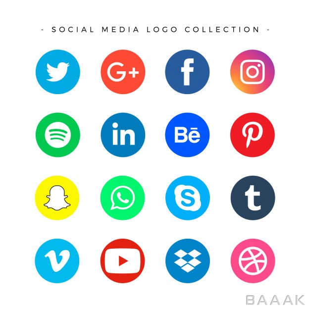 لوگو-خلاقانه-Social-media-logotype-set_3765835