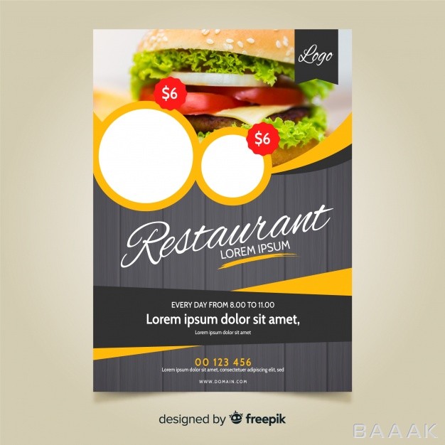 تراکت-خاص-Modern-fast-food-restaurant-flyer-template_947254549
