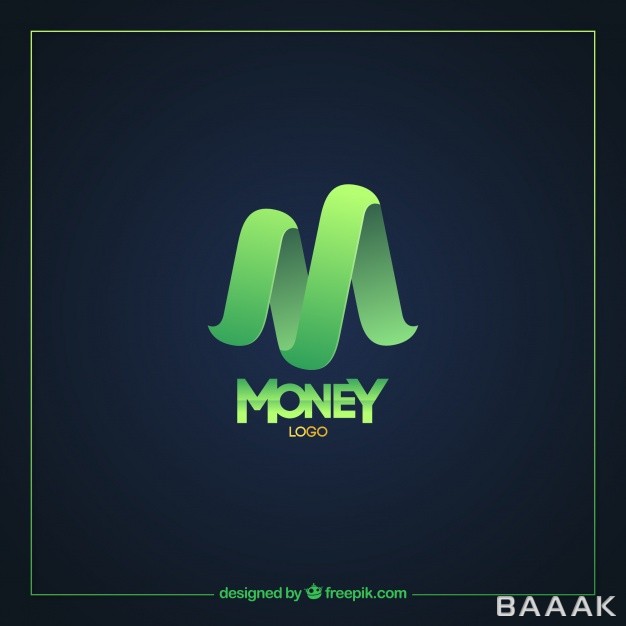 لوگو-خاص-Modern-green-money-logo-template_2666615