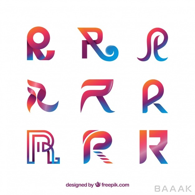 لوگو-خاص-و-مدرن-Modern-letter-r-logo-collection_1165107