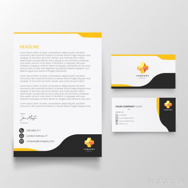 کارت-ویزیت-خاص-Modern-letterhead-business-card-template_3928421