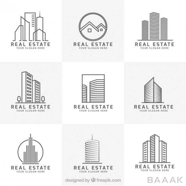 لوگو-مدرن-و-جذاب-Modern-real-estate-logo-collection_871128