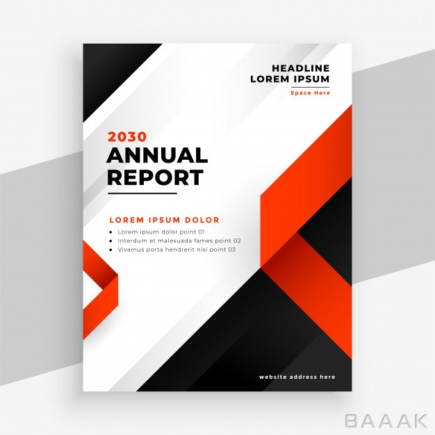 بروشور-فوق-العاده-Modern-red-black-annual-report-brochure-template_868811658