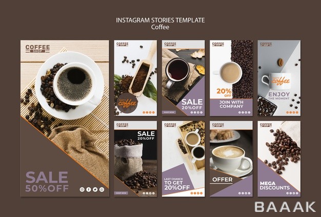 اینستاگرام-پرکاربرد-Coffee-shop-instagram-stories-template_875430908