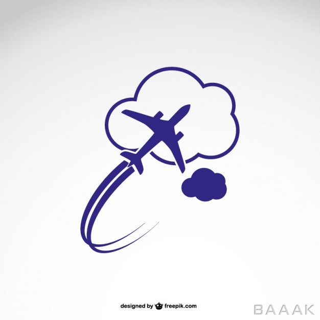لوگو-خاص-و-خلاقانه-Logo-template-with-airplane_418383718