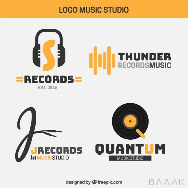 لوگو-خاص-و-خلاقانه-Logos-modern-music-studio_934914