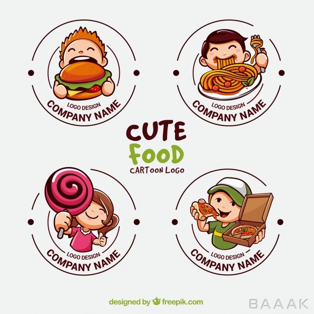 لوگو-مدرن-و-جذاب-Collection-cute-logos-food-industry_1719717