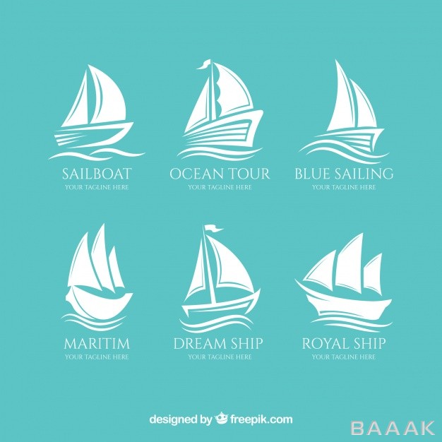 لوگو-مدرن-و-خلاقانه-Collection-great-boat-logos_579382648