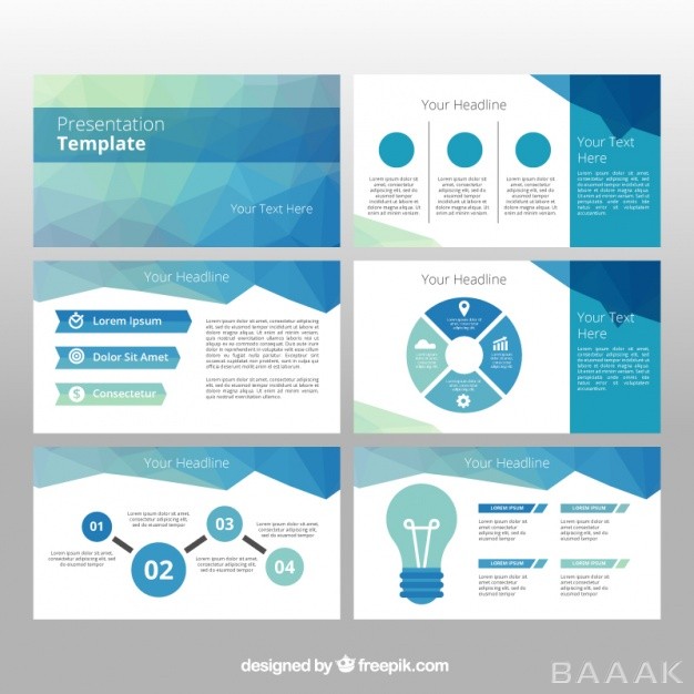 اینفوگرافیک-فوق-العاده-Polygonal-business-template-with-infographic-elements_803297598