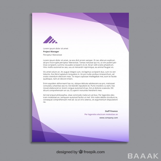 بروشور-جذاب-Polygonal-purple-brochure_1257952