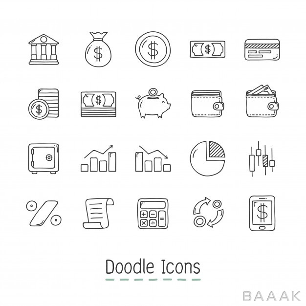 آیکون-زیبا-و-خاص-Doodle-financial-icons_868481185