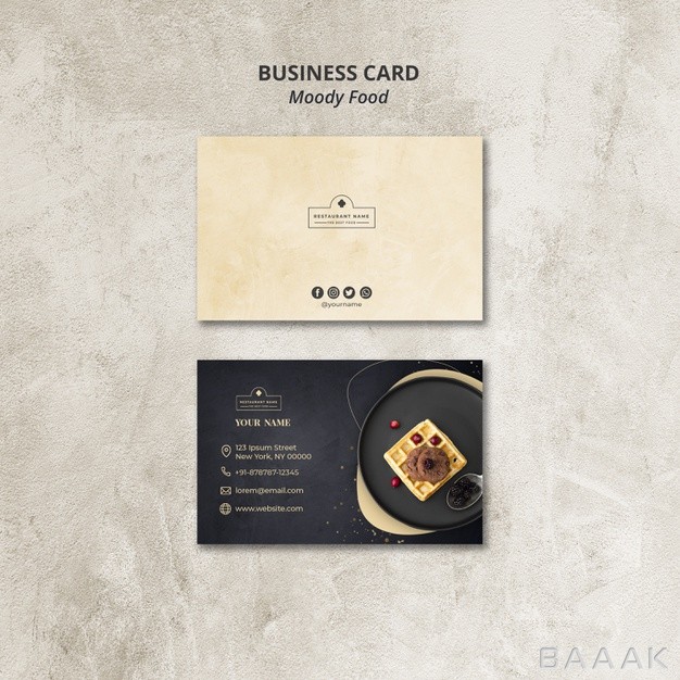 کارت-ویزیت-خاص-Moody-food-restaurant-business-card-concept_6763369