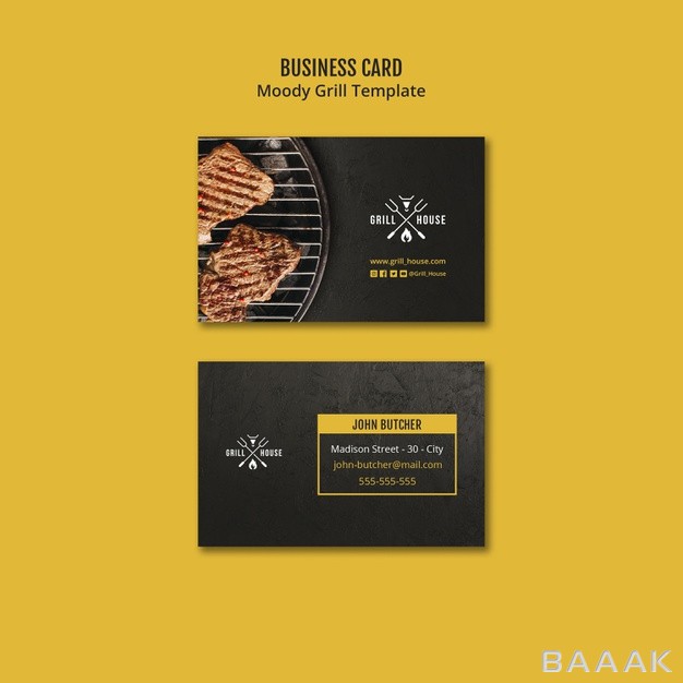 کارت-ویزیت-زیبا-و-جذاب-Moody-grill-business-card-template_6888165