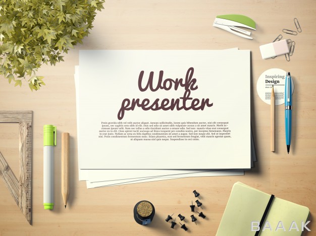 موکاپ-فوق-العاده-Work-presenter-desktop-mock-up_400217782