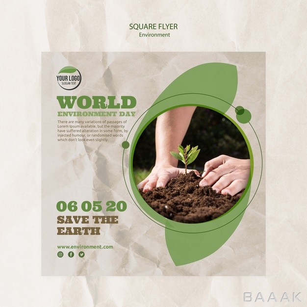 تراکت-پرکاربرد-World-environment-day-flyer-template-with-hands-plant_328446745