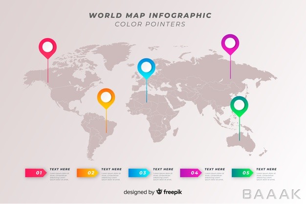 اینفوگرافیک-جذاب-World-map-professional-infographic_5758208