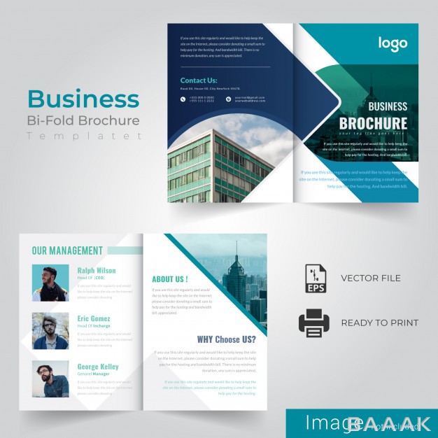 بروشور-جذاب-Corporate-bi-fold-brochure-template_2814486