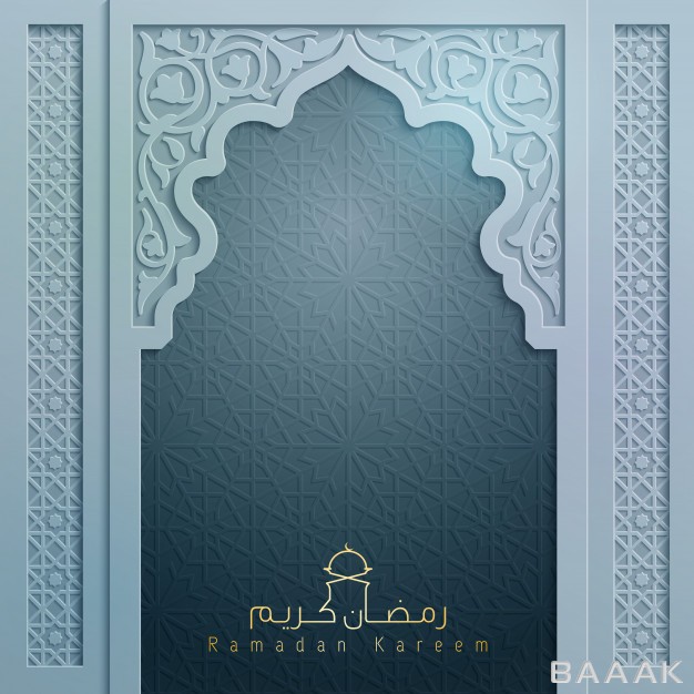 پترن-مدرن-و-جذاب-Mosque-door-with-arabic-pattern-ornament-greeting-ramadan-kareem_744323763