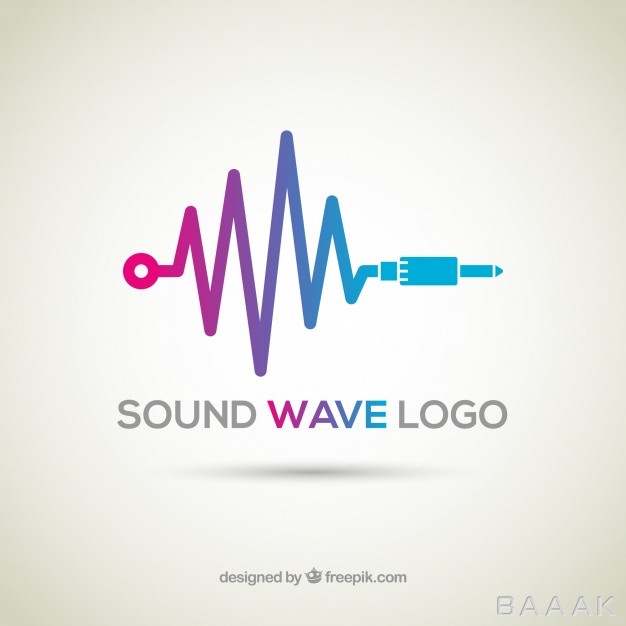 لوگو-زیبا-و-جذاب-Sound-wave-logo-with-flat-design_2380072