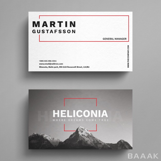 کارت-ویزیت-مدرن-Mountains-business-card-template_4153999