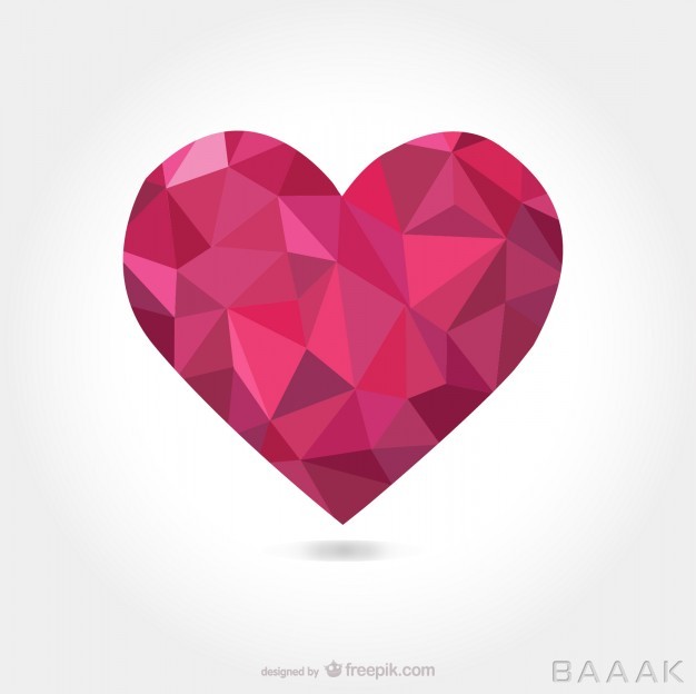 طرح-قلب-قرمز-با-طرح-های-مثلثی_183013066