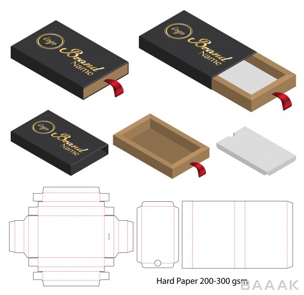 موکاپ-مدرن-و-خلاقانه-Box-packaging-die-cut-template-design-3d-mock-up_213062839