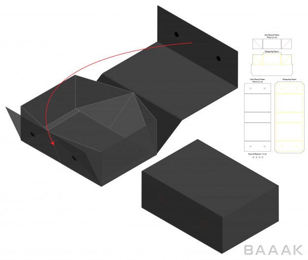 موکاپ-مدرن-Box-packaging-die-cut-template-design-3d-mock-up_323955582