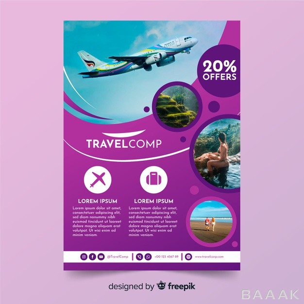 تراکت-خاص-Travel-flyer-template-with-photo_954396822