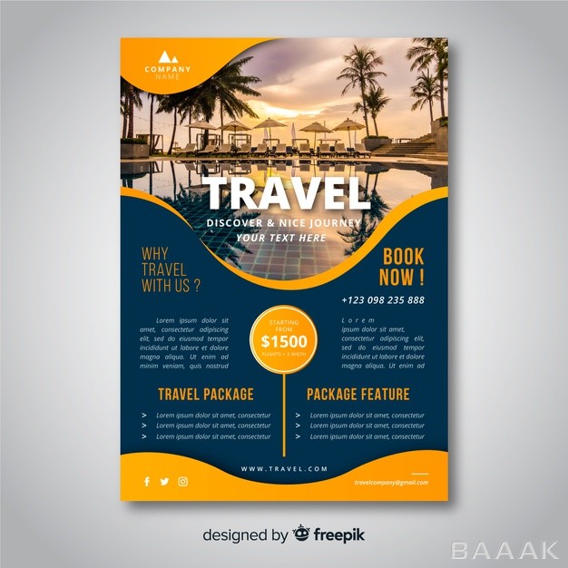 تراکت-خاص-Travel-flyer-template-with-photo_838596347