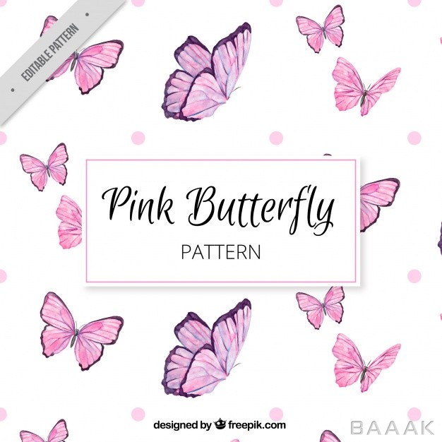 پترن-مدرن-و-جذاب-Great-pattern-pink-butterflies_311614818