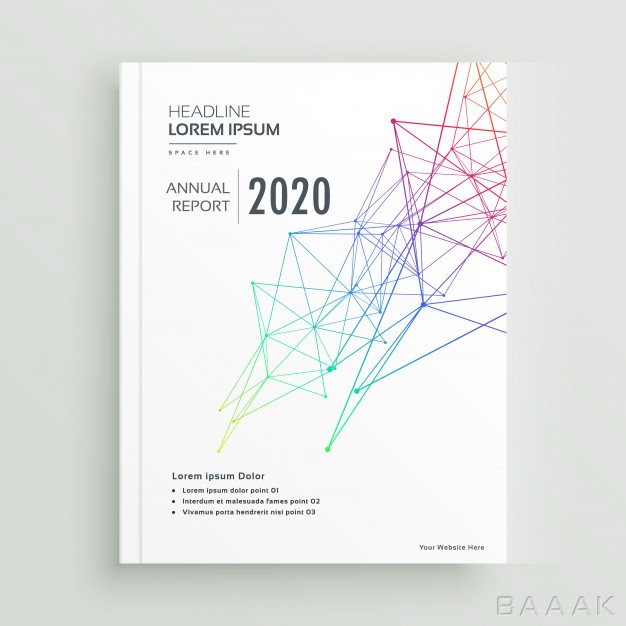 بروشور-پرکاربرد-Creative-brochure-magazine-cover-page-design-made-with-abstract-wire-mesh_1444000