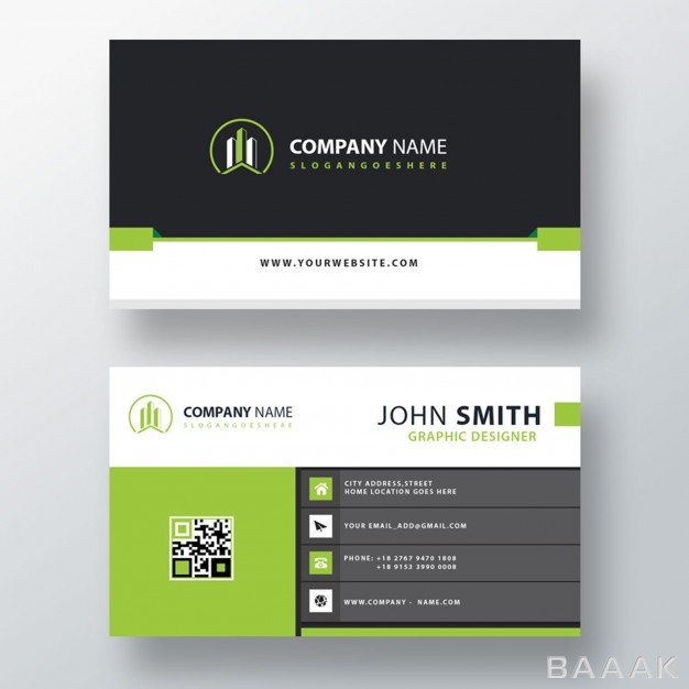کارت-ویزیت-جذاب-Green-business-card-template_6443729