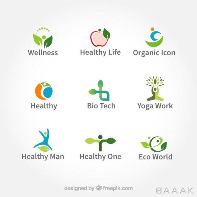 لوگو-مدرن-و-خلاقانه-Organic-logos_766458