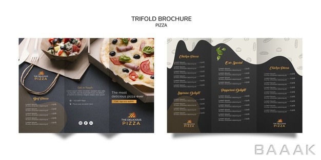 بروشور-جذاب-Trifold-brochure-pizza_5415390