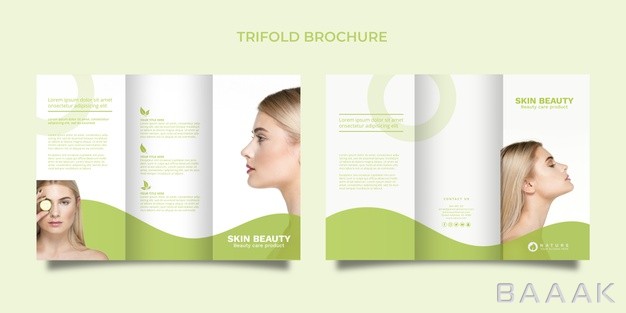 بروشور-مدرن-و-خلاقانه-Trifold-brochure-template-with-beauty-concept_4592878
