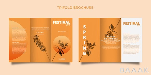 بروشور-جذاب-و-مدرن-Trifold-brochure-template-with-spring-festival-concept_4480412