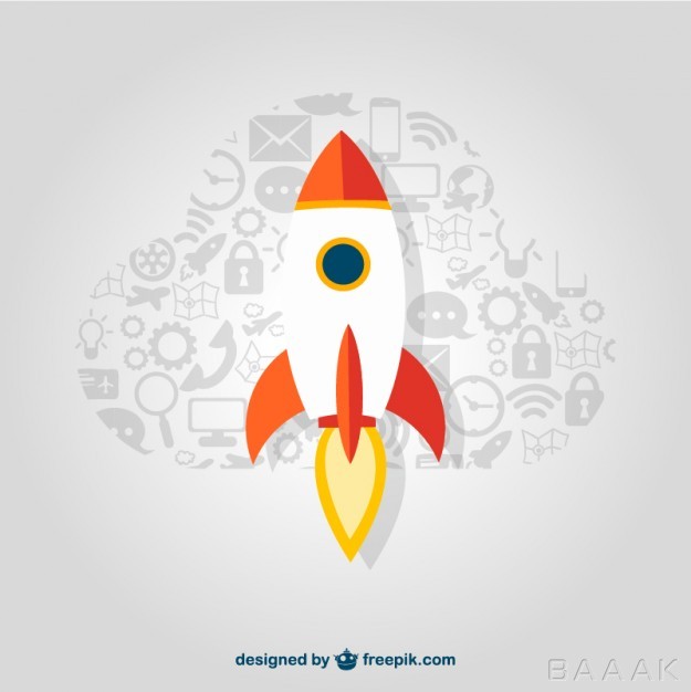 آیکون-جذاب-و-مدرن-Startup-rocket-with-icons_802418492