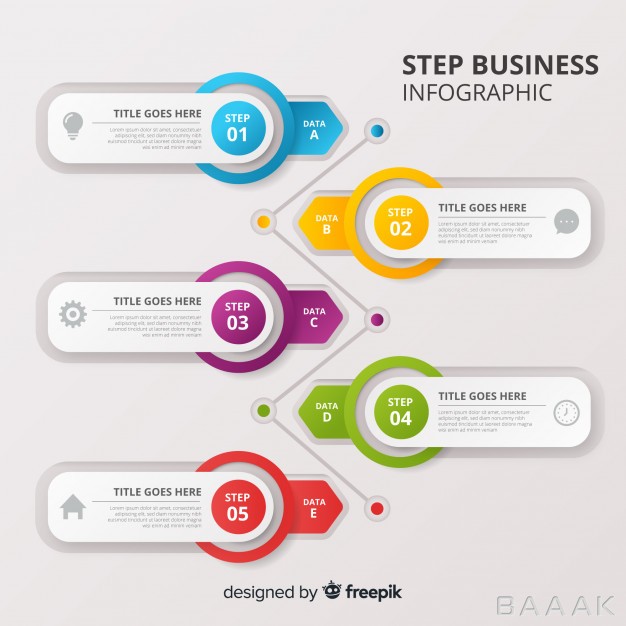 اینفوگرافیک-خلاقانه-Step-business-infographic_3458784