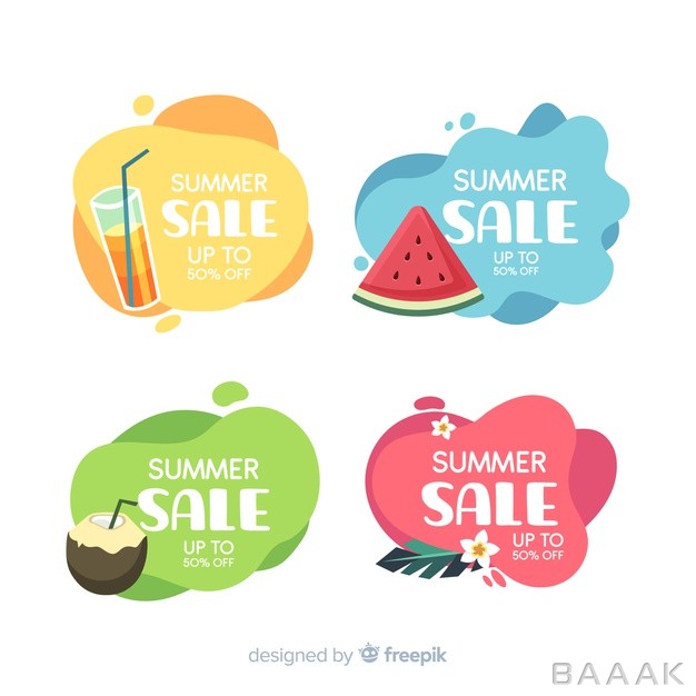 بنر-خلاقانه-Summer-sale-liquid-banners-template_123438071