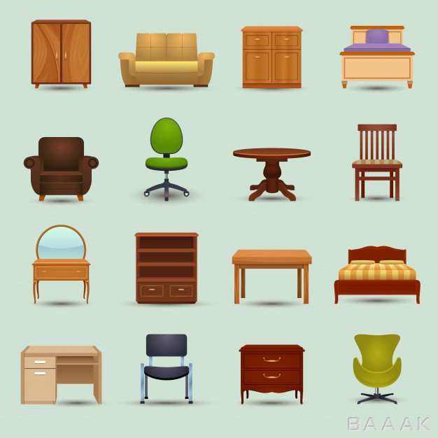 آیکون-خاص-و-مدرن-Furniture-icons-set_596245753