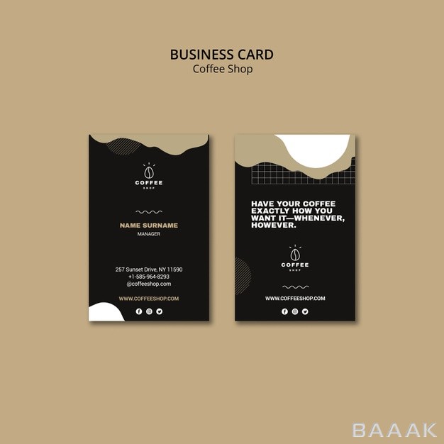کارت-ویزیت-زیبا-Business-card-template-design-coffee-shop_6784008