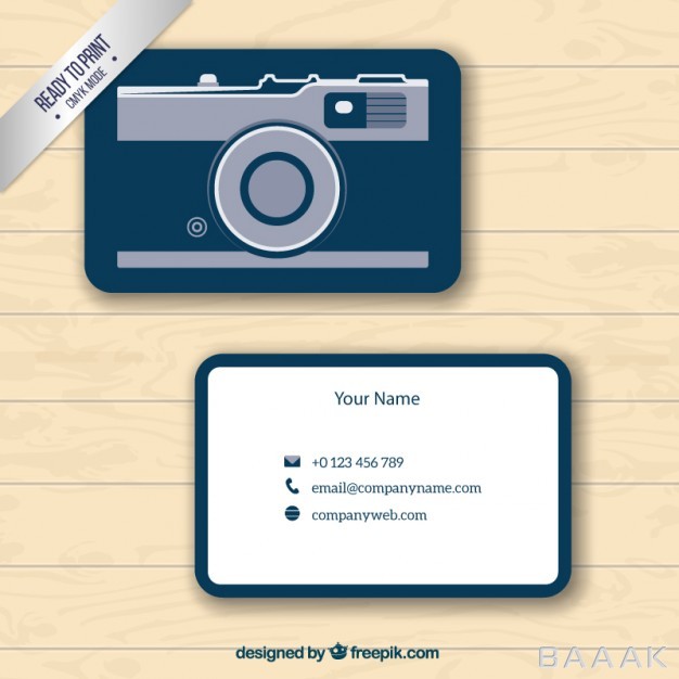 کارت-ویزیت-جذاب-Business-card-with-camera-form_823045