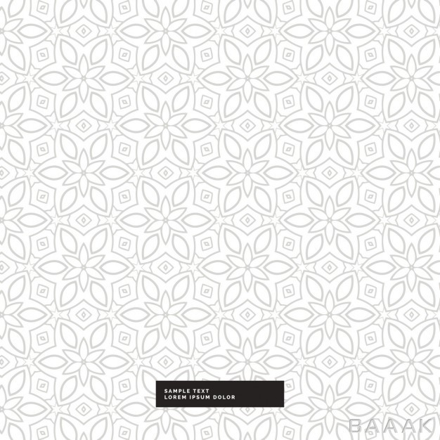 پس-زمینه-خاص-Cute-silver-floral-pattern-white-background_249385186