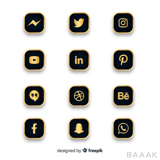 لوگو-خاص-Luxury-social-media-logo-collection_5538711