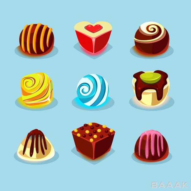 آیکون-جذاب-و-مدرن-Sweets-candies-icons_205233787