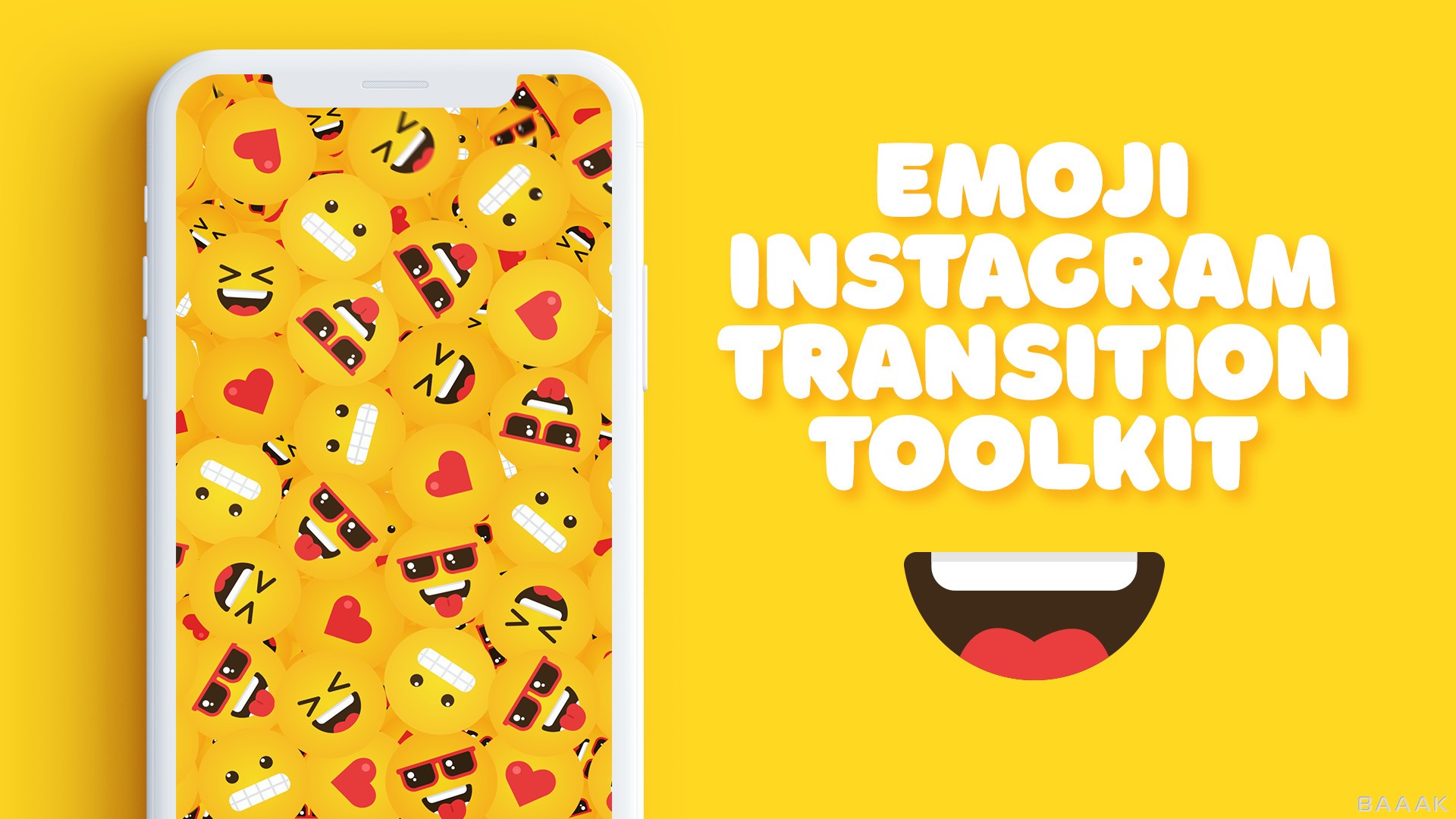 Emoji instagram. Funny Emoji for after Effects.