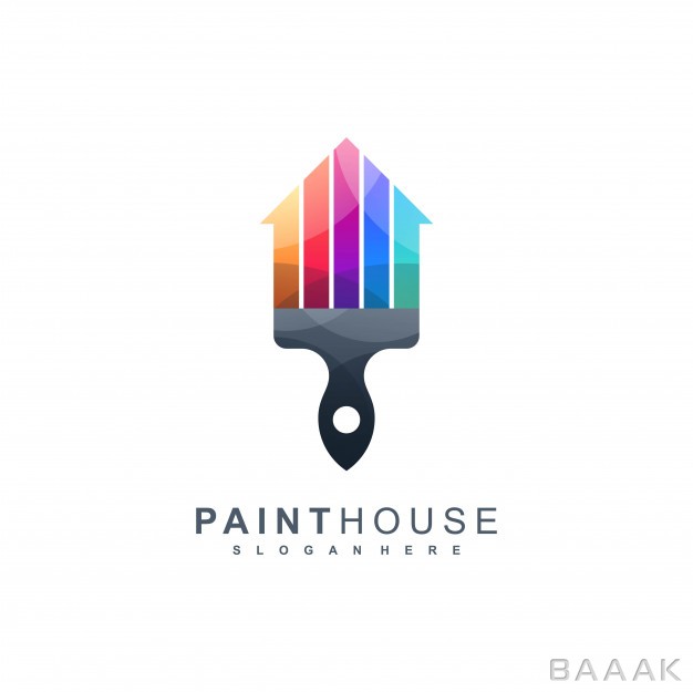 لوگو-خاص-Paint-house-logo-ready-use_371424834